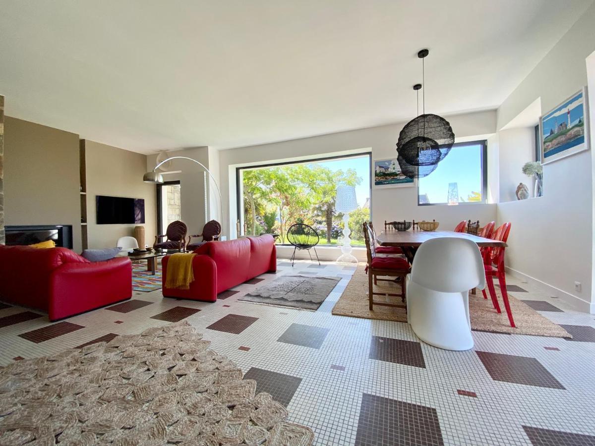 Superbe Villa Vue Sur Mer, Corniche De La Plage Bénodet Exterior photo